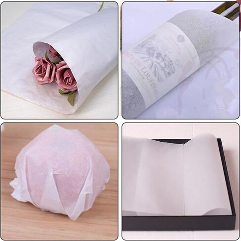 100 Sheets 20 x 30 Inch Acid Free Tissue Paper, White Wrapping Tissue Paper for Gift Bags, Tissue Paper for Preserving Clothing Storage Textiles Present Wrap in Kuwait