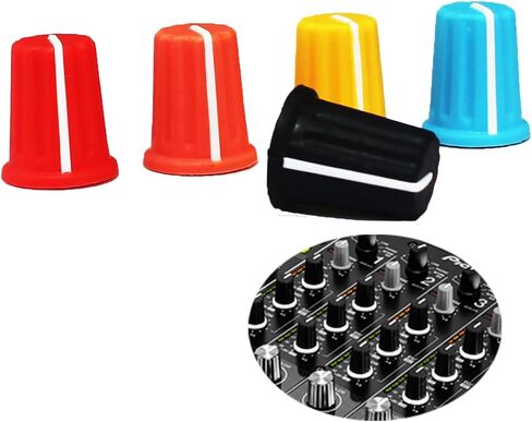 WXYINSPAS 5pcs EQ Rotary Knob Replacement Equalizer Potentiometer Fader Knobs Push Rod Cap for DJ Controller Mixer Console Pioneer DDJSX, SX2, SX3, RX, 400, SR, RB, SB, SB2, SB3, FLX4, FLX6, FLX0(MXh) in Saudi Arabia
