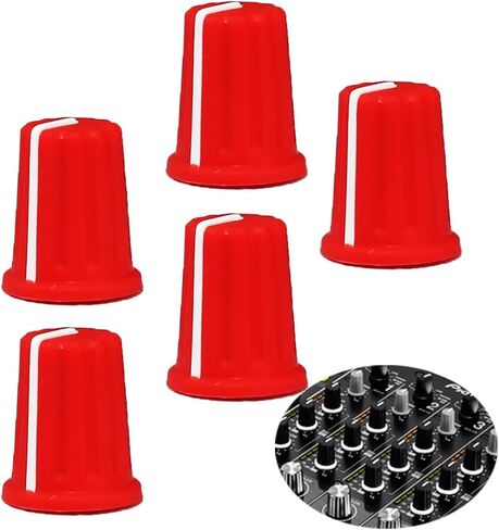 WXYINSPAS 5pcs EQ Rotary Knob Replacement Equalizer Potentiometer Fader Knobs Push Rod Cap for DJ Controller Mixer Console Pioneer DDJSX, SX2, SX3, RX, 400, SR, RB, SB, SB2, SB3, FLX4, FLX6, FLX0(MXh) in Saudi Arabia