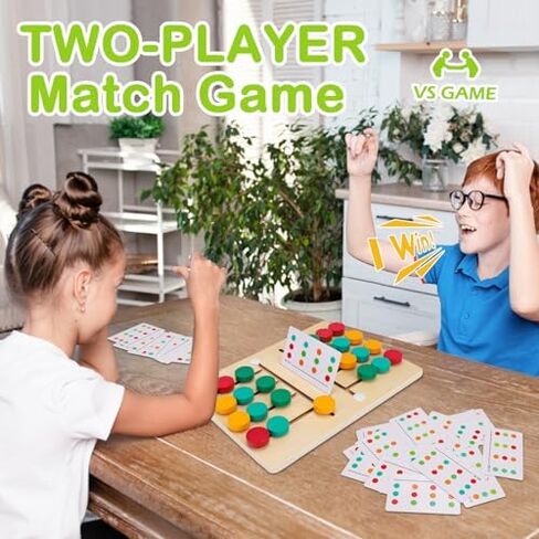 Montessori Learning Toys Slide Puzzle Color & Shape Matching Brain Teasers Logic Game Preschool Educational Wooden Toys for Kids Boys Girls Age 3 4 5 6 7 Years Old Airplane Travel Toys Birthday Gifts in Kuwait