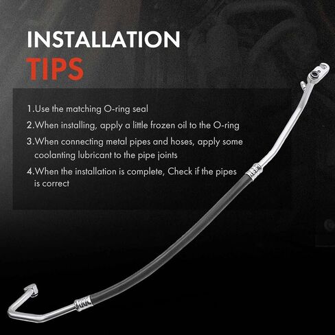 A-Premium A/C Suction Line Hose Assembly Compatible with Subaru Legacy Outback 2013-2014 H4 2.5L, Compressor to Evap in Saudi Arabia