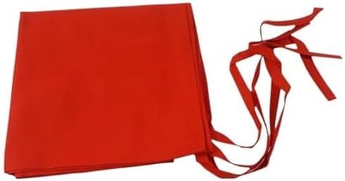 Embroidery Point Solid Plain Cotton 4 Tani String Patka/Dastaar/Bandana For Sikh Kids & Adult (Red) in Saudi Arabia