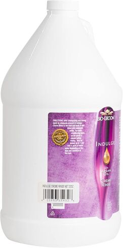 Bio-Groom Indulge Argan Oil Dog Shampoo – Deshedding Dog Bathing Supplies, Puppy Wash, Cat & Dog Grooming Supplies for Sensitive Skin, Cruelty-Free, Made in USA, Dog Products – 1 Gallon in Saudi Arabia