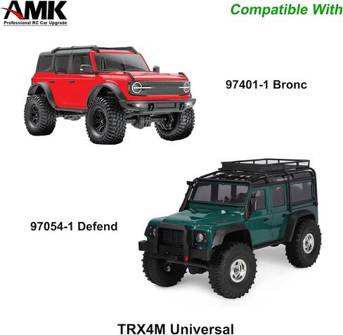 AMK Steel TRX4M Bevel Gear, Differential 12T-26T Underdrive 12T-22T Overdrive Diff Gears Ring Pinion Set for 1/18 RC Crawler TRX4M Upgrades in Saudi Arabia