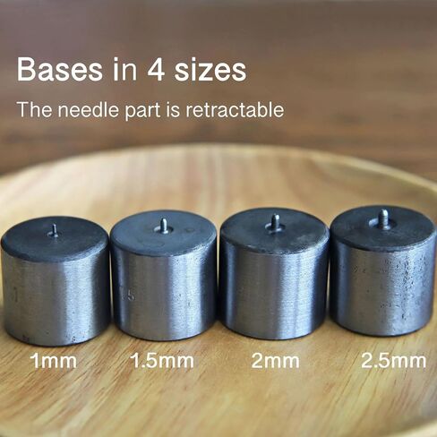 1mm/1.5mm/2mm/2.5mm Mini Eyelet Grommet Setter Tool with Base (The only Tool for 1mm Eyelets), Doll Clothes Eyelet Grommet Setter Tool, for Doll Clothes Sewing Project in Saudi Arabia
