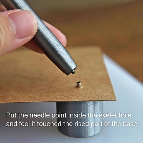 1mm/1.5mm/2mm/2.5mm Mini Eyelet Grommet Setter Tool with Base (The only Tool for 1mm Eyelets), Doll Clothes Eyelet Grommet Setter Tool, for Doll Clothes Sewing Project in Saudi Arabia