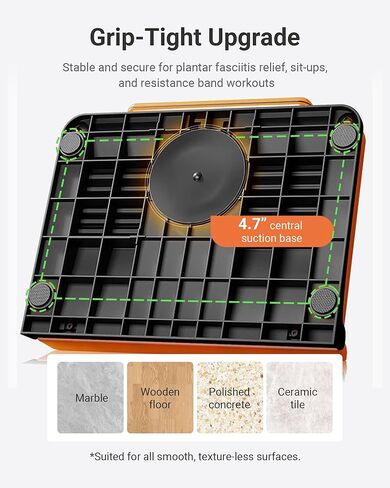 XCOOL لوح مائل متعدد الوظائف 3 في 1 مع شريط مقاومة وقضيب للجلوس، ممتد عريض للساق لتمدد الكاحل والقدم، لوح توازن قابل للتعديل بـ 9 مستويات للعلاج الطبيعي والتمارين المنزلية in Kuwait