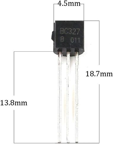 Hilitchi 250-Piece 10 Values NPN PNP Power General Purpose Transistors Assortment Kit - BC327-BC558 in Saudi Arabia