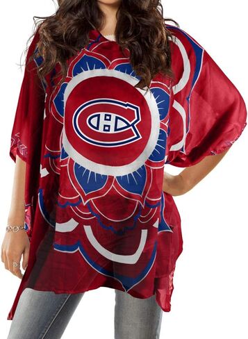 Littlearth NHL womens Sheer Caftan With Flower Design in Saudi Arabia
