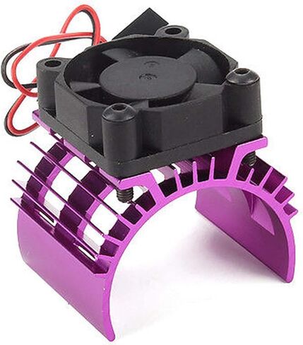 Hobbypower Alloy Heatsink w/ 5v Cooling Fan for 1/10 Car 540 3650 Size Motor in Kuwait
