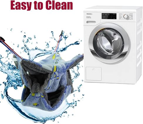 نيولون Noctilucent Ferret أرجوحة الفراش ملحقات قفص الحيوانات الأليفة الصغيرة لعبة أرجوحة ثلاثية الطبقات للفراش للهامستر خنزير غينيا الفئران النمس شينشيلا لعب النوم (ملون) in Kuwait