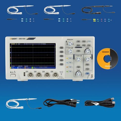 SDS1102 100MHz Digital Desktop Oscilloscope 2 Channels Oscilloscope 1GS/s Sample Rate in Kuwait