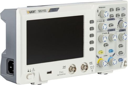 SDS1102 100MHz Digital Desktop Oscilloscope 2 Channels Oscilloscope 1GS/s Sample Rate in Kuwait
