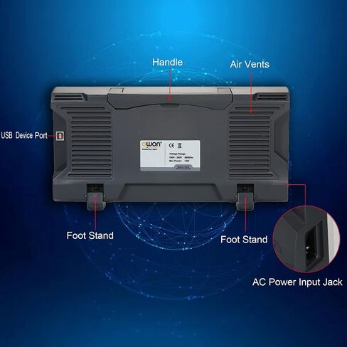 SDS1102 100MHz Digital Desktop Oscilloscope 2 Channels Oscilloscope 1GS/s Sample Rate in Kuwait
