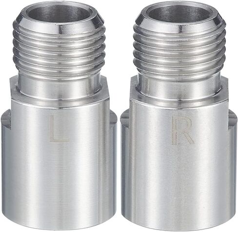 Bike Pedal Extenders, Chrome-Molybdenum Steel Bicycle Pedal Extender for 9/16 inch Bike Pedals, Extended Pedal Spacer for MTB, BMX, Road Bike - Extended 20 mm/0.79in - 1 Pair in Saudi Arabia