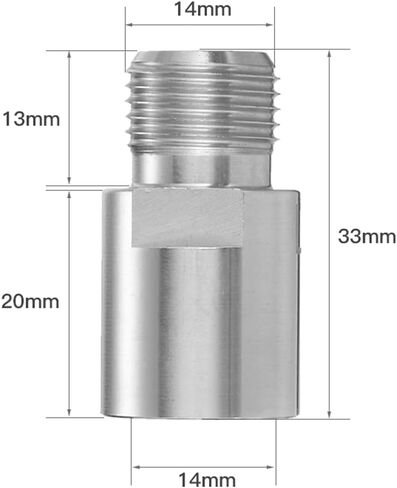 Bike Pedal Extenders, Chrome-Molybdenum Steel Bicycle Pedal Extender for 9/16 inch Bike Pedals, Extended Pedal Spacer for MTB, BMX, Road Bike - Extended 20 mm/0.79in - 1 Pair in Saudi Arabia