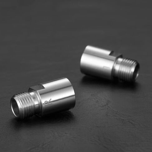 Bike Pedal Extenders, Chrome-Molybdenum Steel Bicycle Pedal Extender for 9/16 inch Bike Pedals, Extended Pedal Spacer for MTB, BMX, Road Bike - Extended 20 mm/0.79in - 1 Pair in Saudi Arabia