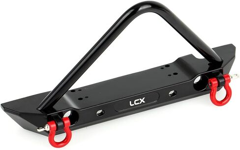 LCX Racing 1/10th RC Crawler Car Metal Front Bumper for TRX4 Axial SCX10 II 90046 SCX10 D90, Upgrades Parts Accessories in Saudi Arabia