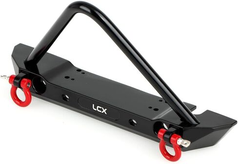 LCX Racing 1/10th RC Crawler Car Metal Front Bumper for TRX4 Axial SCX10 II 90046 SCX10 D90, Upgrades Parts Accessories in Saudi Arabia