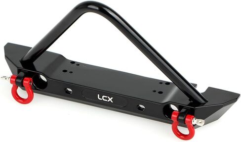 LCX Racing 1/10th RC Crawler Car Metal Front Bumper for TRX4 Axial SCX10 II 90046 SCX10 D90, Upgrades Parts Accessories in Saudi Arabia