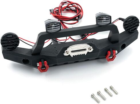 GoolRC RC Car Front Bumper RC Climbing Car Metal Front Bumper Compatible with 1/10 TRX4 Axial SCX10 90046 SCX10 III AXI03007 AXI03003 RC Car Accessory Parts in Saudi Arabia