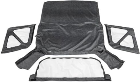 منتجات RAMPAGE استبدال مصنع Rampage Soft Top | فينيل، دينم أسود مع نوافذ شفافة | 98815 | يناسب 1995 - 1998 سوزوكي سايد كيك/جيو تراكر in Kuwait