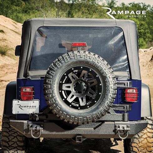 منتجات RAMPAGE استبدال مصنع Rampage Soft Top | فينيل، دينم أسود مع نوافذ شفافة | 98815 | يناسب 1995 - 1998 سوزوكي سايد كيك/جيو تراكر in Kuwait