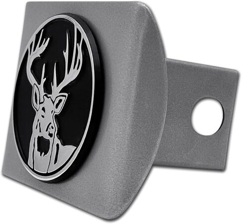 Bass Fish Black Metal Hitch Cover in Saudi Arabia