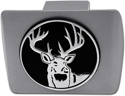 Bass Fish Black Metal Hitch Cover in Saudi Arabia