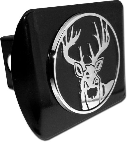 Bass Fish Black Metal Hitch Cover in Saudi Arabia