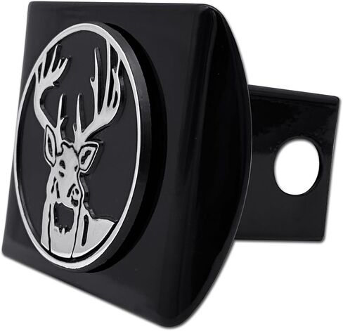 Bass Fish Black Metal Hitch Cover in Saudi Arabia