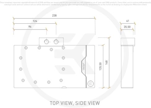 EKWB EK-Quantum Vector 2 FE RTX 4090 ABP GPU مجموعة Water Block ومجموعة اللوحة الخلفية النشطة، D-RGB، Nickel + Plexi in Saudi Arabia