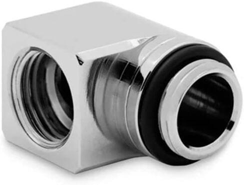 EKWB EK-Quantum Torque Micro Rotary 90 Degree Angled Fitting, Nickel in Saudi Arabia