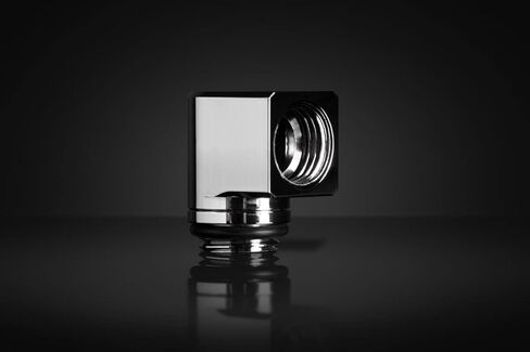 EKWB EK-Quantum Torque Micro Rotary 90 Degree Angled Fitting, Nickel in Saudi Arabia
