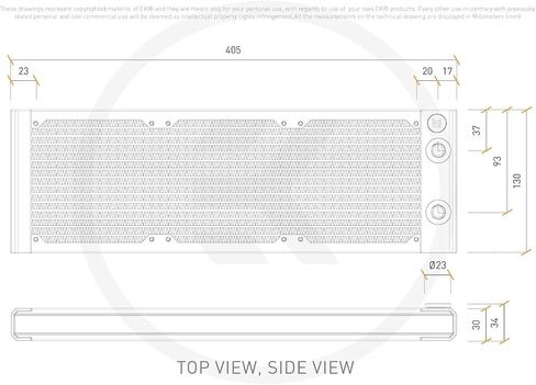 EKWB EK-Quantum Surface S360 Radiator, Triple, Black Edition in Saudi Arabia