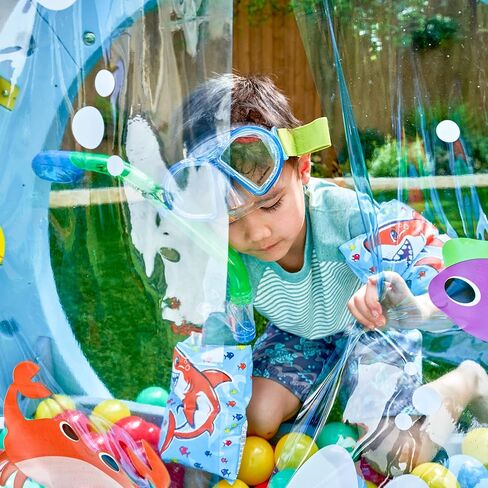 لعبة كيد كرافت شارك إسكيب للتسلق في الهواء الطلق للأطفال الصغار مع موضوع المحيط تساعد على بناء المهارات الحركية الإجمالية، هدية للأعمار من 3 إلى 5 سنوات in Kuwait