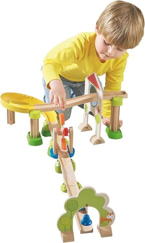 HABA Kullerbu Windmill Playset - 25 Piece Ball Track Starter Set with Special Effects - Ages 2+ in Saudi Arabia