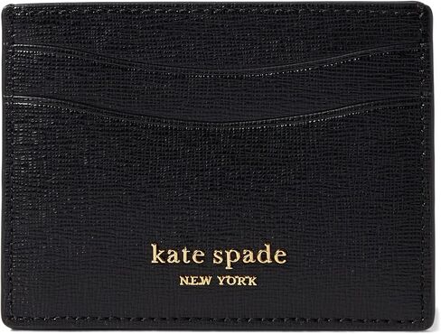Kate Spade New York Morgan Saffiano Leather Card Holder Black One Size in Kuwait