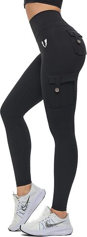 FIRM ABS Women's active wear leggings,Cargo pockets design, Squat-proof and Non see-through pants for Workout, Yoga, Running in Saudi Arabia