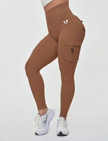 FIRM ABS Women's active wear leggings,Cargo pockets design, Squat-proof and Non see-through pants for Workout, Yoga, Running in Saudi Arabia