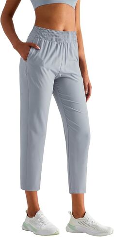 Women's Cargo Capris Pants Lightweight Quick Dry Hiking Pants Outdoor Athletic Workout Lounge Work Casual Trousers in Kuwait