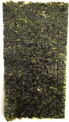 Green Seaweed Sheets 100 Package of 4" x 7.5" Nori Seaweed Sheets, for All Algae Eating Fish, 100% Natural, Nutrient-Dense, Super Thick 140g in Saudi Arabia