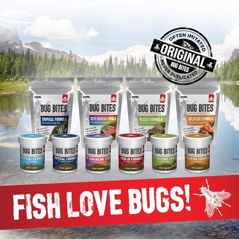 Fluval Bug Bites Goldfish Fish Food, Granules for Small to Medium Sized Fish, 1.6 oz., A6583 in Saudi Arabia