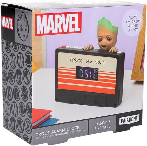 Paladone Marvel Studios I Am Groot Alarm Clock - Fun Guardians of The Galaxy Merch and Gift - 5.7" Tall in Saudi Arabia