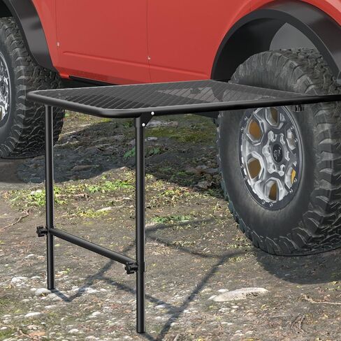 Outdoor Camping Tire Table,Portable Foldable Steel mesh Tool Dining Table,Adjustable Steel Tire Table for Outdoor, Picnic, Beach,Travel, Camp in Saudi Arabia