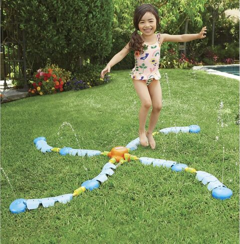 ألعاب مائية خارجية من Little Tikes Dancing Sprinkler Fun Zone - لعبة شاطئ صيفية ممتعة في الفناء الخلفي أو حفلة حمام السباحة للأطفال، ألعاب خارجية، ألعاب مائية خارجية للأطفال الأولاد والبنات بعمر 3 سنوات فما فوق in Saudi Arabia