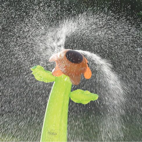 Prextex 5ft Inflatable Water Sprinkler - Giant Sunflower Sprinkler | Kids Outdoor Fun Toy - Toddler Activity and Water Play Equipment - Inflatable Yard, Lawn, Pool Sprinklers, Water Toys for Infants in Kuwait
