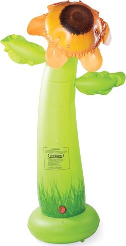 Prextex 5ft Inflatable Water Sprinkler - Giant Sunflower Sprinkler | Kids Outdoor Fun Toy - Toddler Activity and Water Play Equipment - Inflatable Yard, Lawn, Pool Sprinklers, Water Toys for Infants in Kuwait