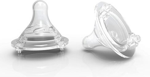 زجاجات الأطفال Avima Easy Grip المضادة للمغص، خالية من BPA، 8 أونصة. رقبة واسعة مع حلمات سيليكون متوسطة التدفق، باللون الوردي (عبوة من 3 قطع) in Kuwait