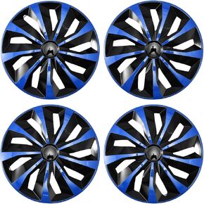 Light Blue Hubcap Wheel Cover Replacement Kit 13" Hub Caps Wheel Rim Cover Car Exterior Accessories Pack of 4, 13 Inches in Kuwait